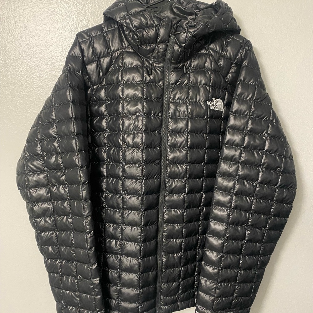 The North Face Charcoal Quilted Jacket